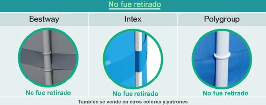 Ejemplo de piscinas no retiradas