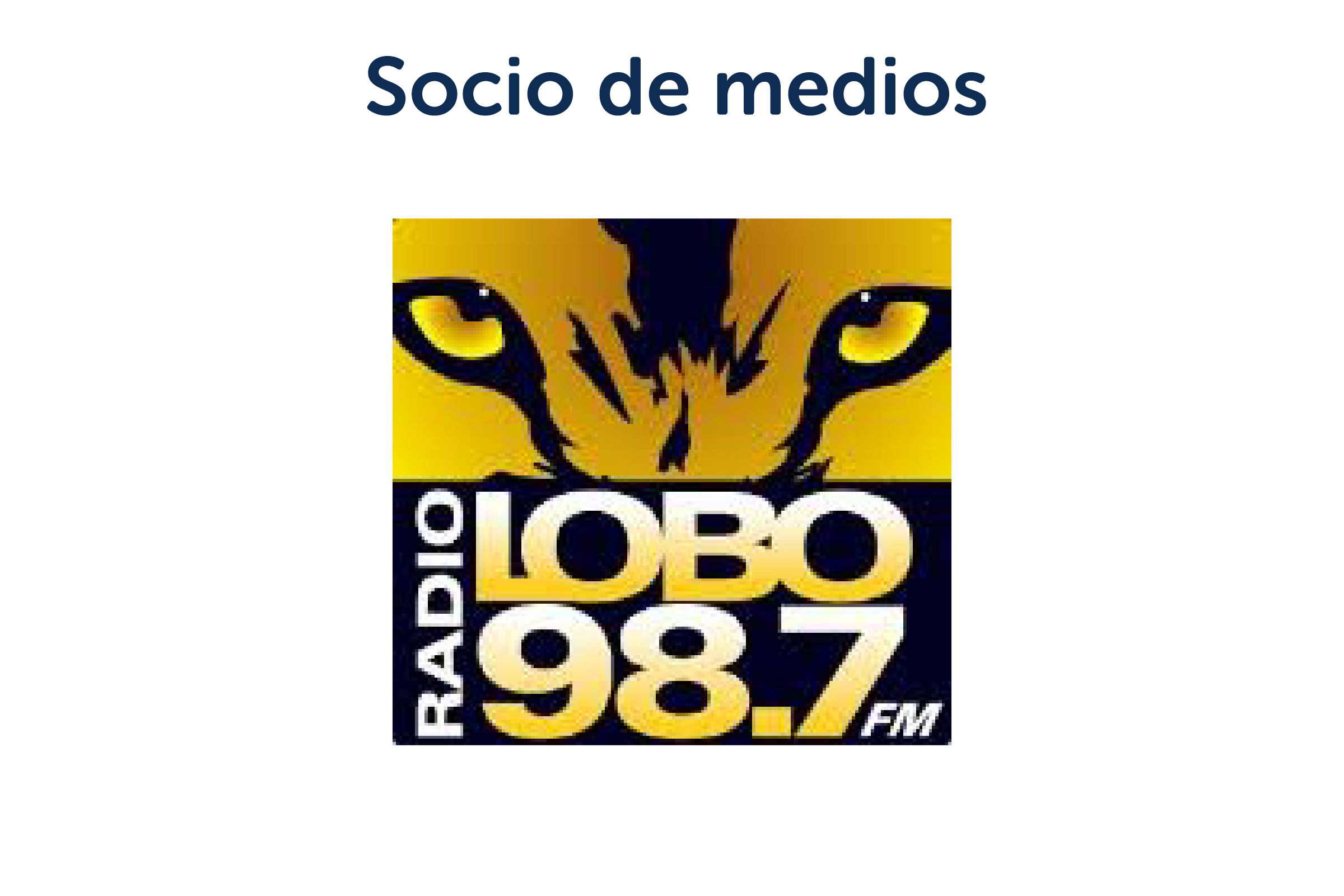 Logotipo de 98.7 Radio LOBO