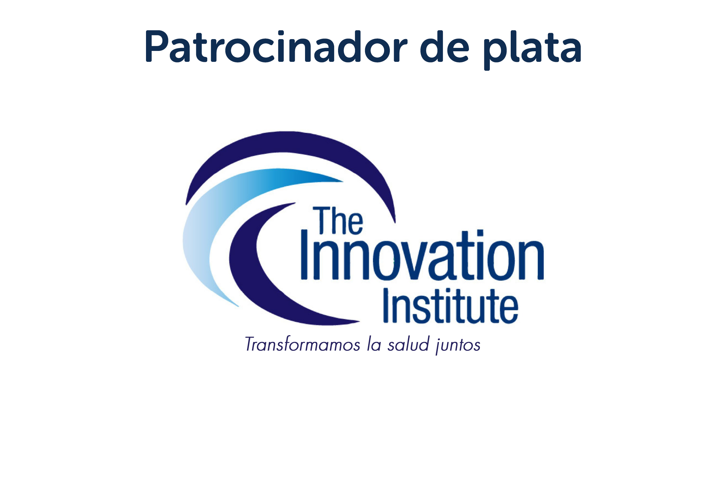 Patrocinador de plata: Instituto de Innovación