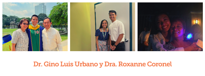 El Dr. Urbano y el Dr. Coronel posando para una foto