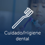 Contorno de cepillo de dientes con pasta dentífrica que indica cuidado e higiene dental